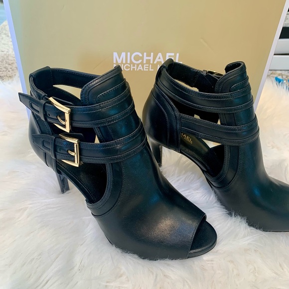 michael kors blaze denim bootie